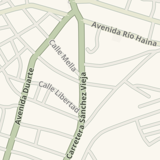 waze livemap driving directions to west s a bajos de haina