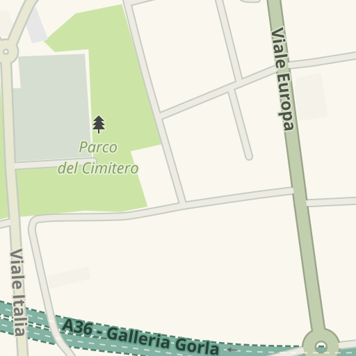 Waze livemap driving directions to campo da basket, gorla maggiore ... Campo da basket