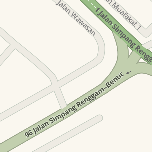 Driving Directions To Majlis Daerah Simpang Renggam Simpang Renggam Waze