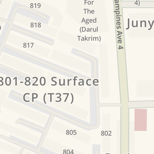 Driving Directions To T41 Surface Car Park 821 823 Tampines Street 81 Tampines Waze