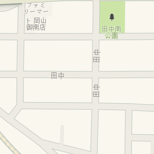 Driving Directions To ファミリーマート 岡山御南店 165 112 田中 岡山市北区 Waze