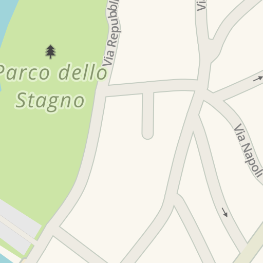 Driving Directions To P Via Repubblica Cabras Waze